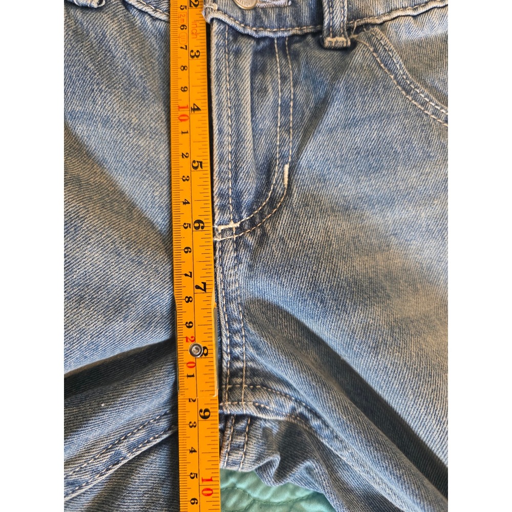 Hollister Low-Rise Baggy Jeans Light Wash Blue W23 Short 000s Wide Leg Denim - Picture 8 of 10